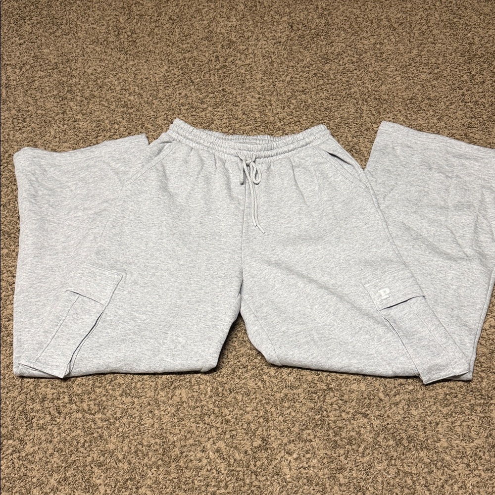 Gray Women’s Cargo Sweatpants - Picture 2 of 4